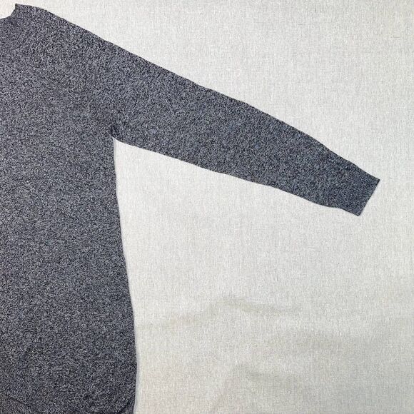 Apt. 9 | Marled Gray Long Sleeve Asymmetrical Hem Sweater | Medium - Picture 5 of 9